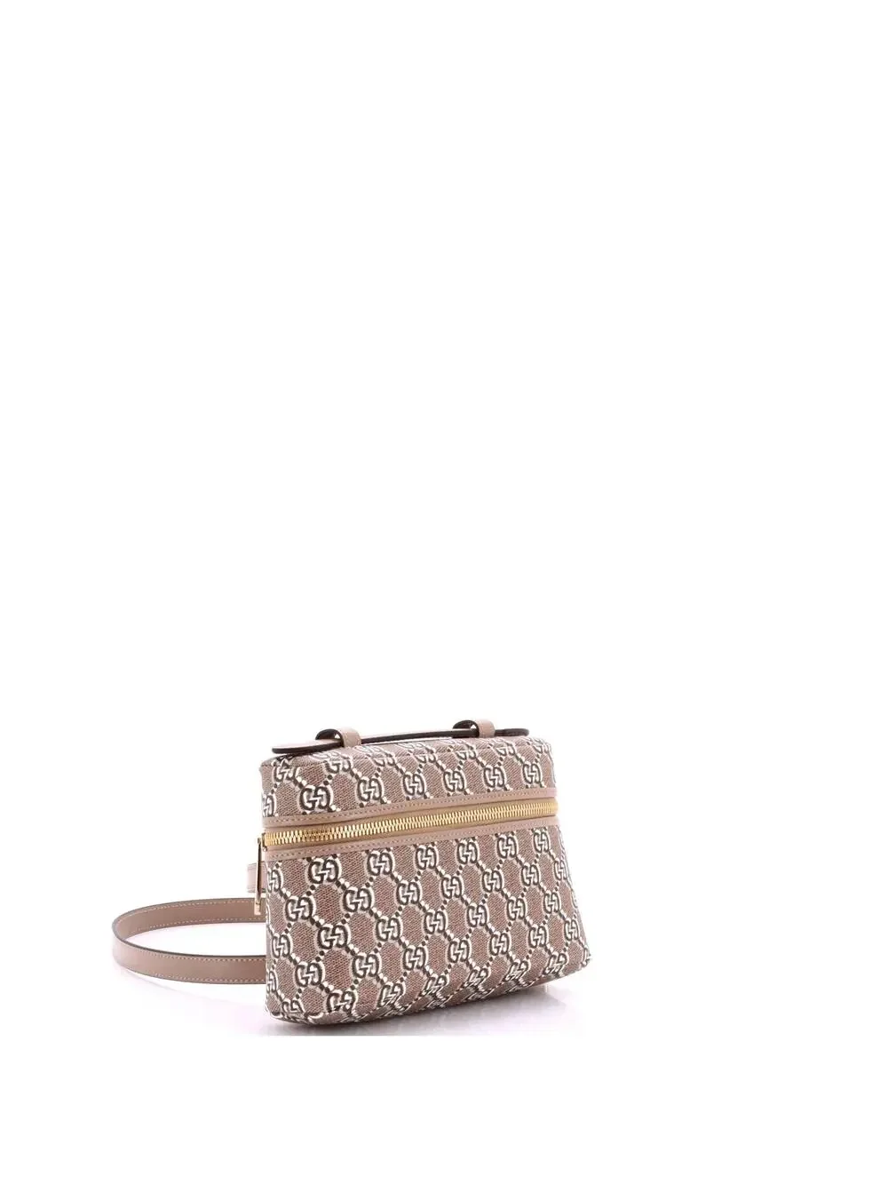 Gucci Emblem Top Handle Vanity Bag Gg #340587G12B